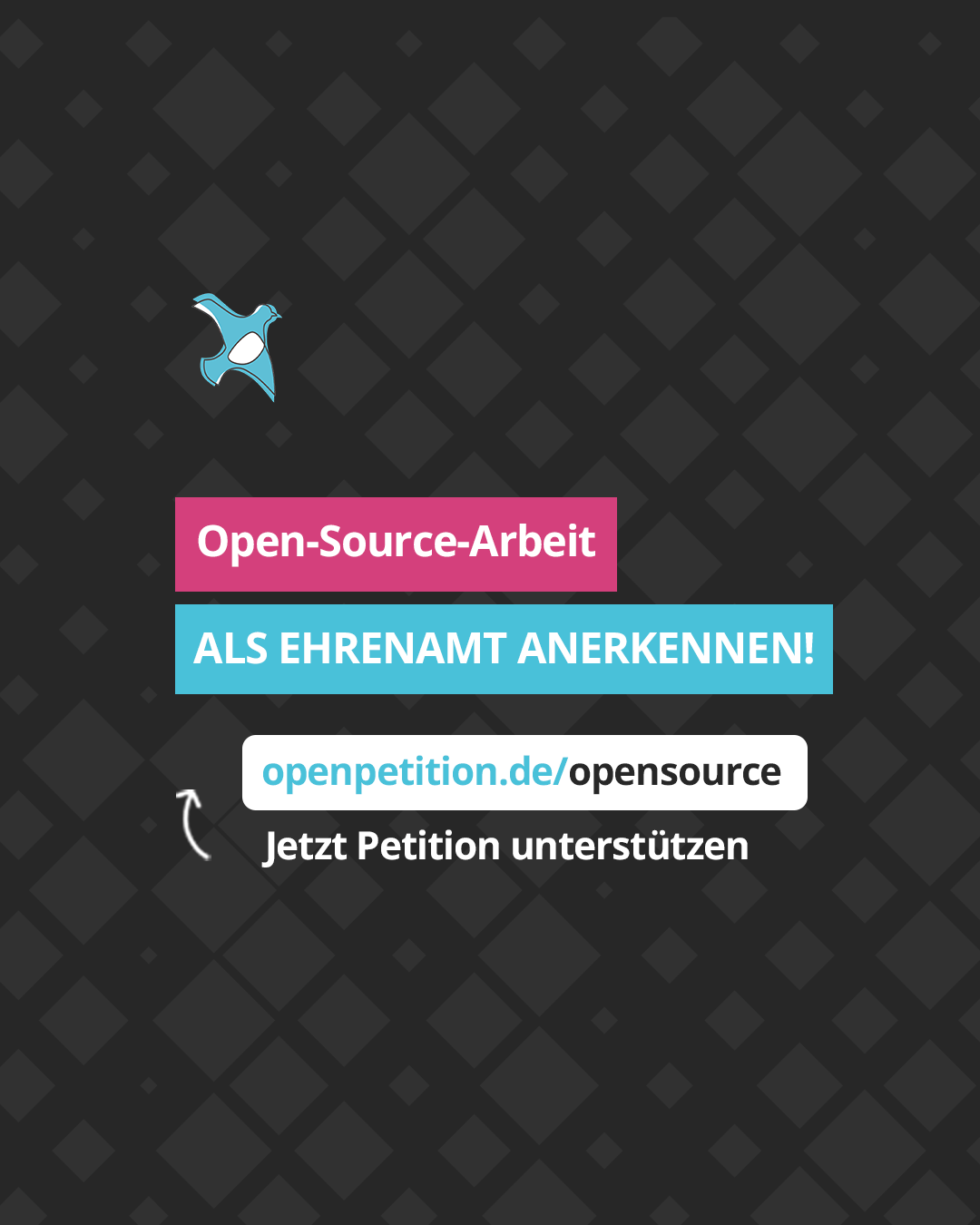 Ehrenamt Open-Source Banner - Instagram