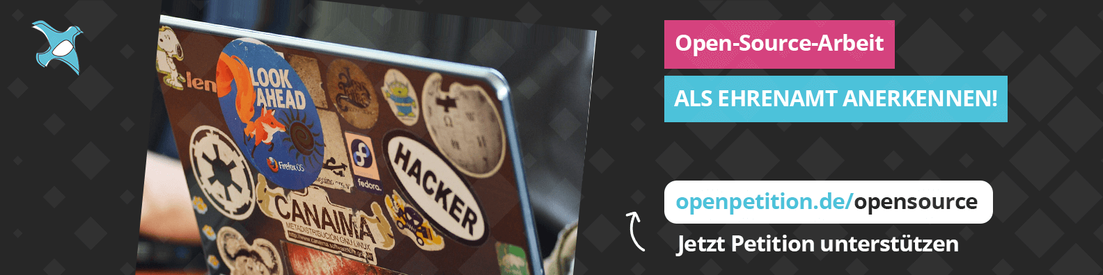 Ehrenamt Open-Source Banner - LinkedIn