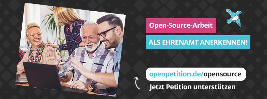 Ehrenamt Open-Source Banner - Facebook (alternativ)