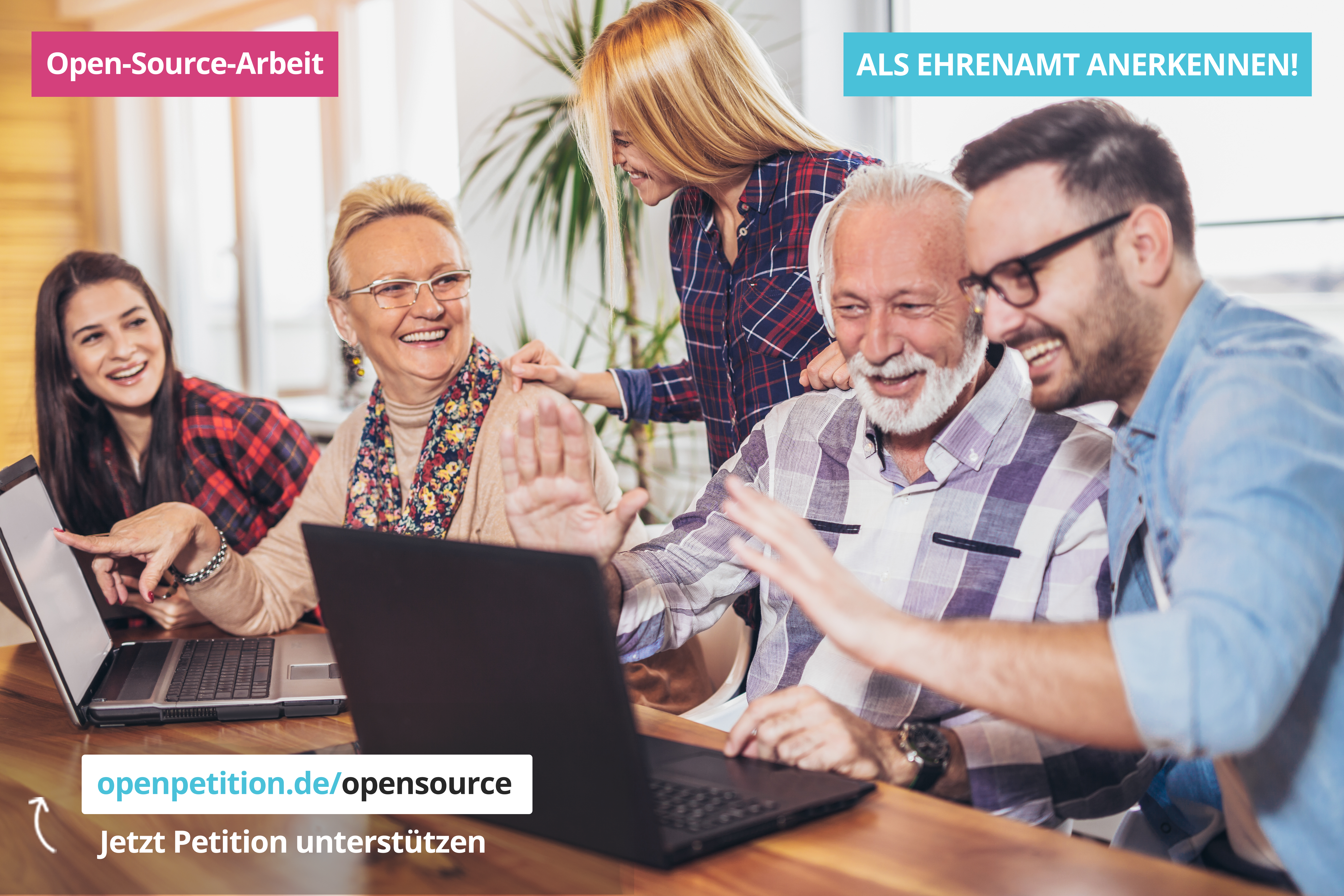 Ehrenamt Open-Source Teaserbild